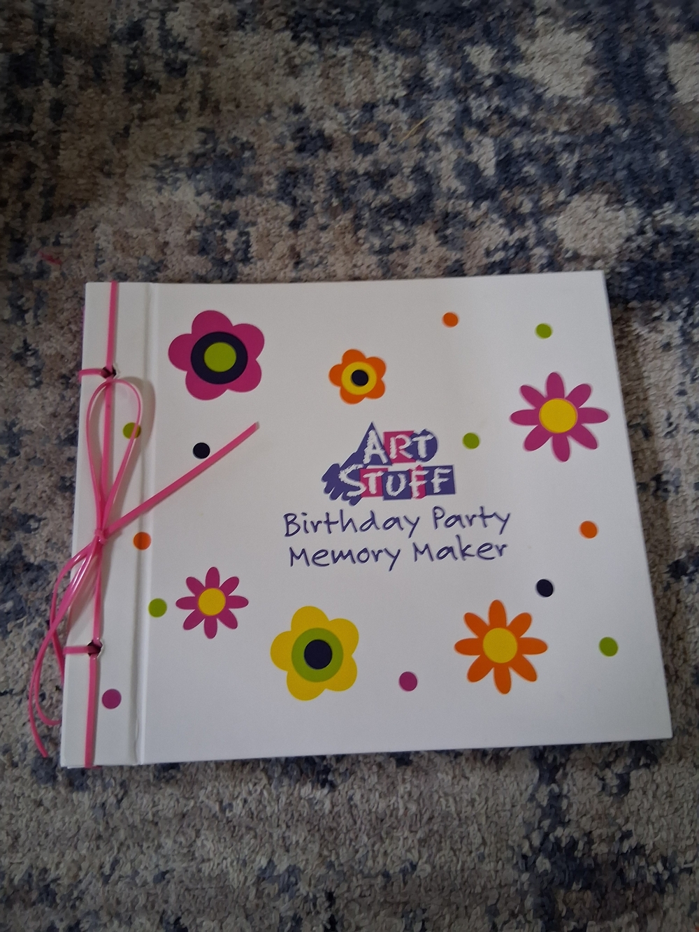 Pink Floral Birthday Memory Maker Scrapbook
